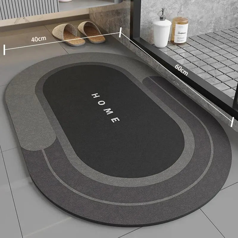 DryHaven – Super Absorbent Bathroom Mat 40×60 cm, Non-Slip & Comfortable