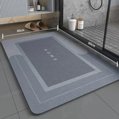 DryHaven – Super Absorbent Bathroom Mat 40×60 cm, Non-Slip & Comfortable