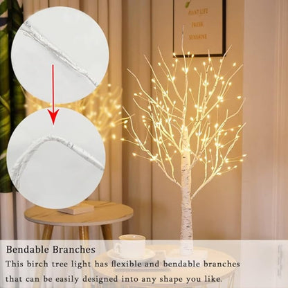 NIVORA – Árbol LED decorativo con ramas delicadas