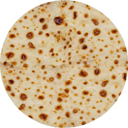 TACOWRAP – Kuschelige Taco-Flanelldecke mit lustigem Tortilla-Design 4