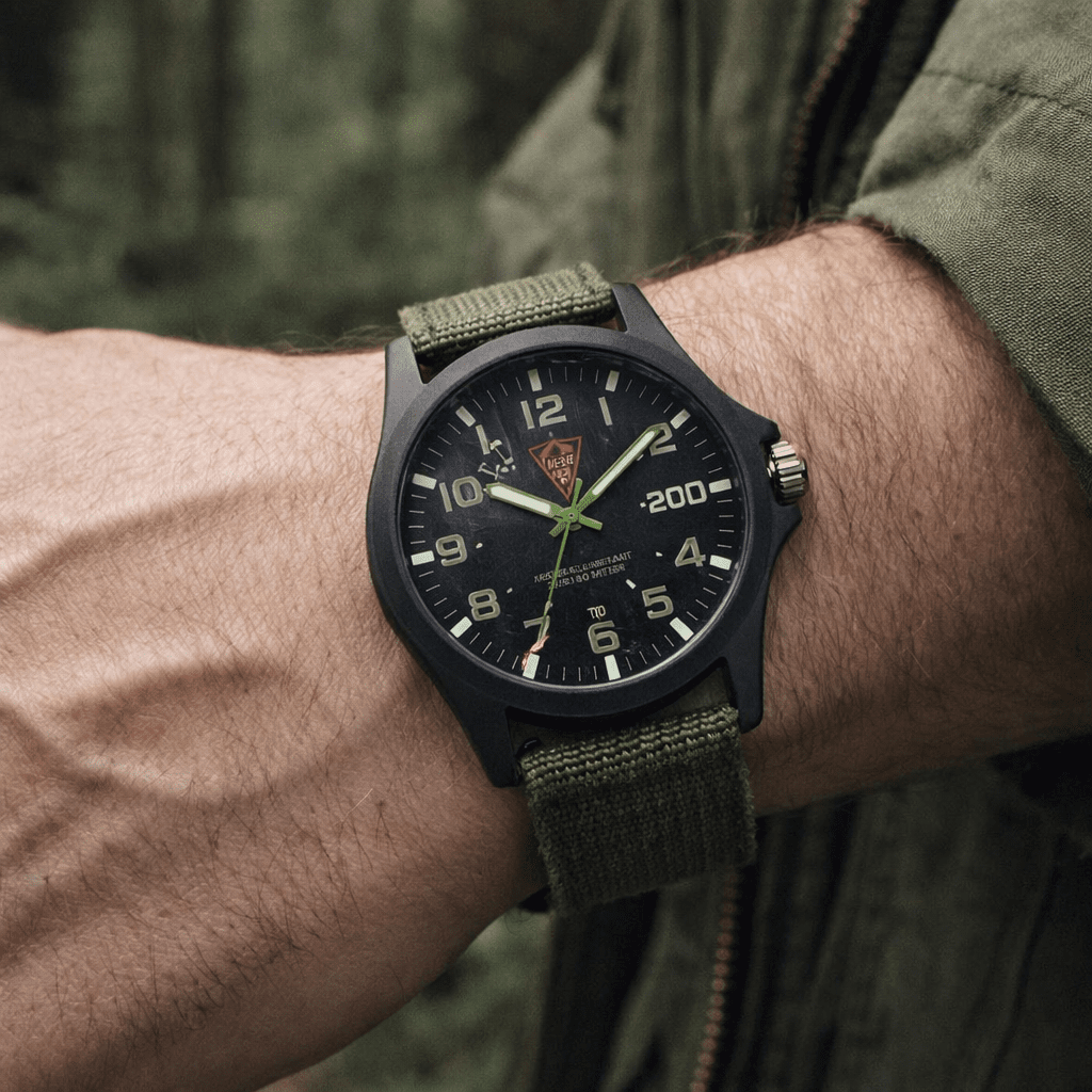 TACTRON – Stoßfeste taktische Uhr mit 200 m Wasserdichtigkeit 0