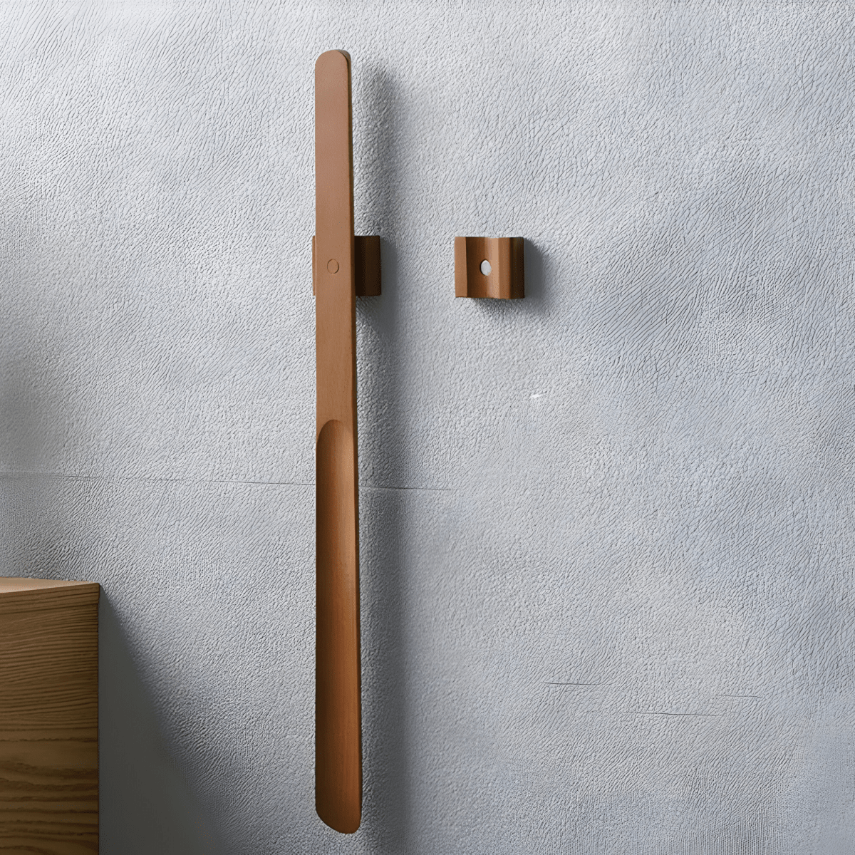 TALLGRIP – Extra langer magnetischer Schuhanzieher aus Holz für müheloses Anziehen 4