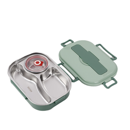 MEALMATE – Stainless Steel Lunchbox with Compartments for Fresh & Flavorful Meals
