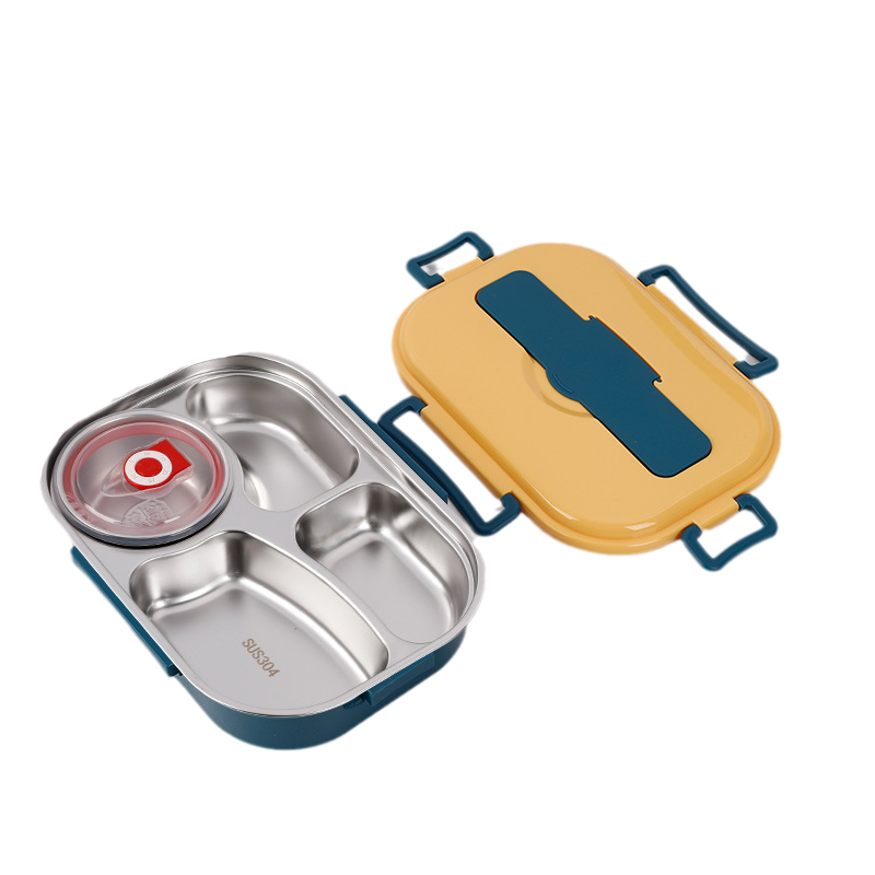 MEALMATE – Stainless Steel Lunchbox with Compartments for Fresh & Flavorful Meals