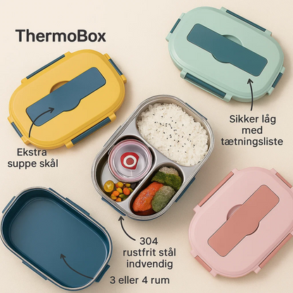 MEALMATE – Stainless Steel Lunchbox with Compartments for Fresh & Flavorful Meals