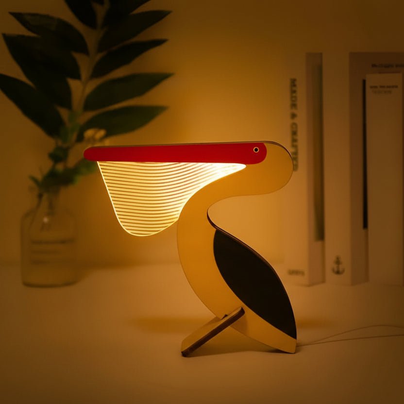 TIMBERTOY – LED-Tierlampe für Kinder mit robustem Holzdesign 3