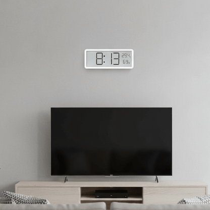 TIMESCOPE – Große digitale Wanduhr mit LED-Anzeige und Klimasensor 1