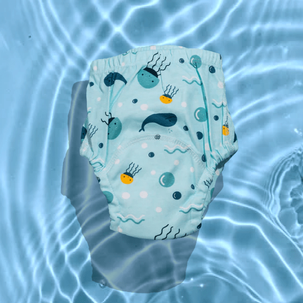 TINYBLOOM – Weiche Baumwollwindeln für das Töpfchentraining mit auslaufsicherem Einsatz 5