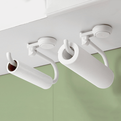 TISSUE TUG – Starker Halt, bohrfreier Halter für große Toilettenpapierrollen 3