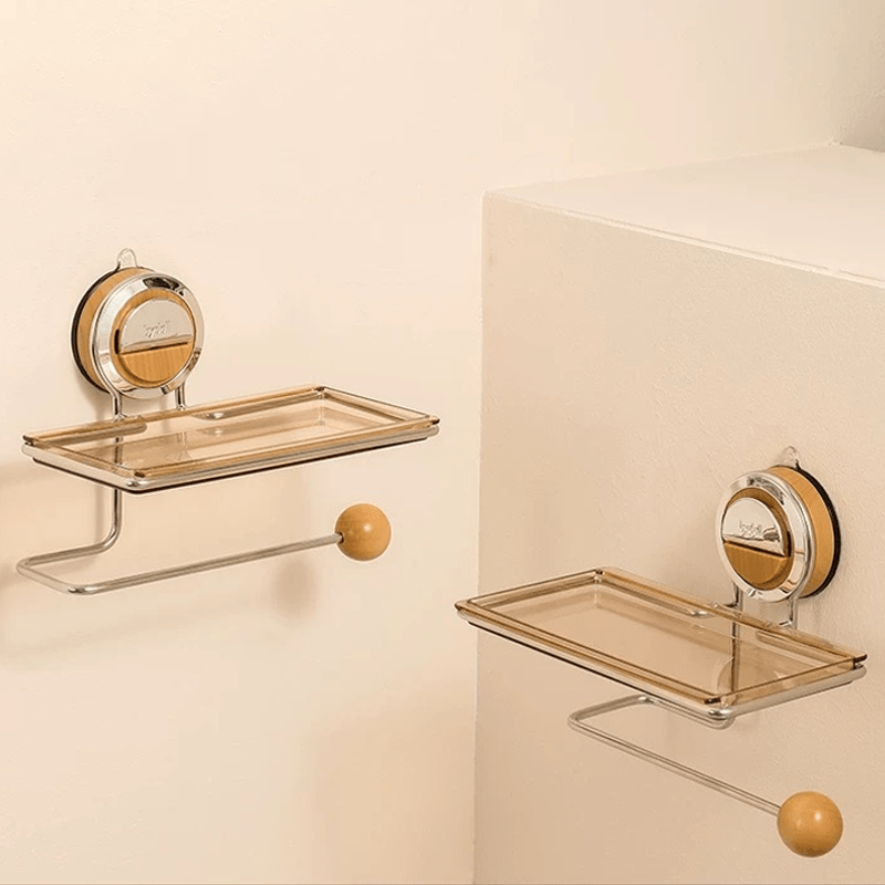 TISSUE TUG – Starker Halt, bohrfreier Halter für große Toilettenpapierrollen 7