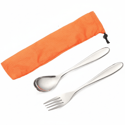 TITANCUTLERY – Ultraleichtes Campingbesteck-Set aus Titan (Löffel & Gabel) 13