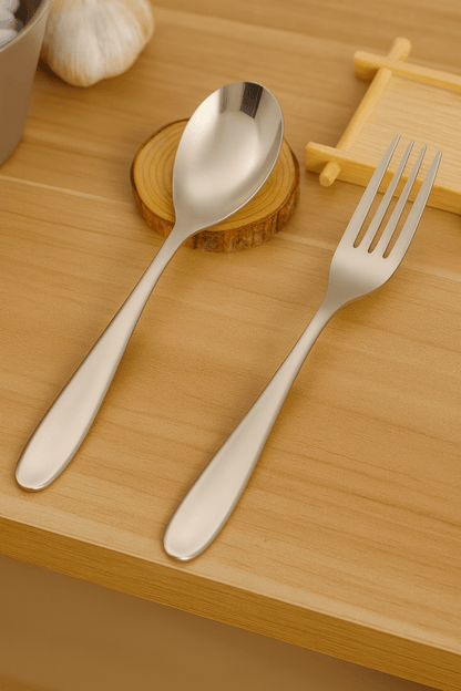 TITANCUTLERY – Ultraleichtes Campingbesteck-Set aus Titan (Löffel & Gabel) 4