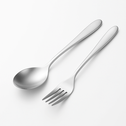 TITANCUTLERY – Ultraleichtes Campingbesteck-Set aus Titan (Löffel & Gabel) 5