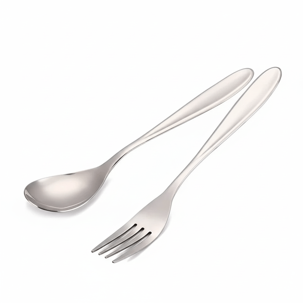 TITANCUTLERY – Ultraleichtes Campingbesteck-Set aus Titan (Löffel & Gabel) 8