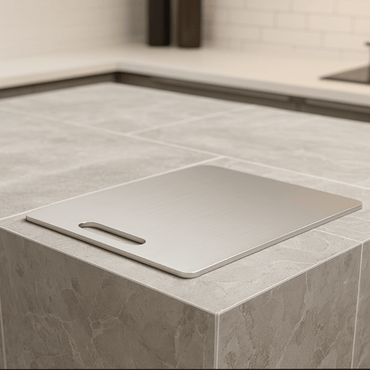 TITANSLAB – Schneidebrett aus Titan-Edelstahl mit doppelseitiger Oberfläche 3