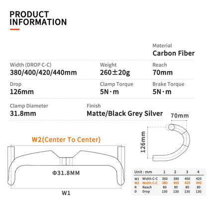 CARBOSTEER - Ultralight carbon handlebars for road & gravel bikes