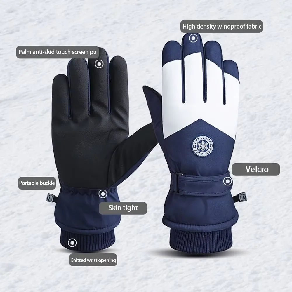 TOUCHSKI – Wasserdichte Winterskihandschuhe mit Touchscreen- und rutschfestem Design 4