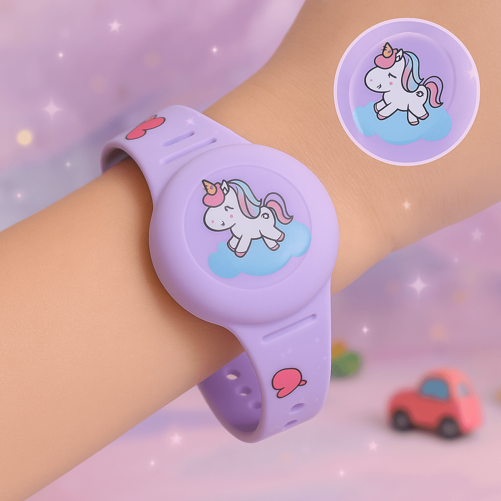 TRACKBUDDY – GPS-Armband für Kinder mit farbenfrohem Design und verstellbarer Passform 3