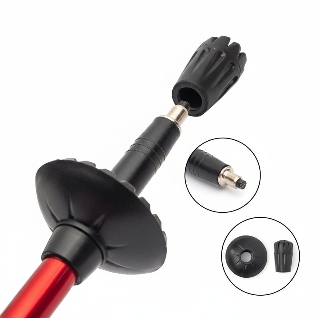 TRAILON – Leichte, verstellbare Trekkingstöcke mit ergonomischem, rutschfestem Griff 3