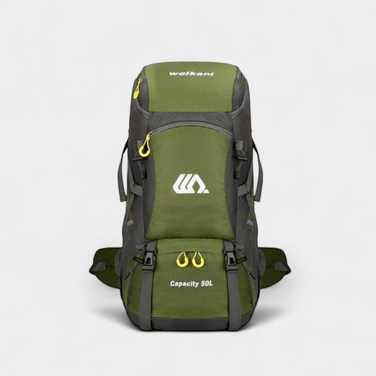 TrailPro 50L - Hiking backpack with breathable back panel & shoe compartment