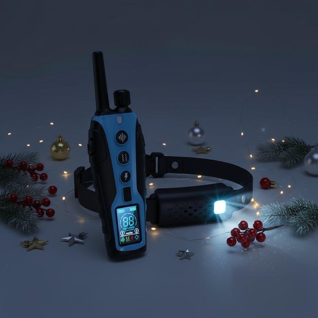 TRAINORIS – Wasserdichtes Elektroschockhalsband mit großer Reichweite, 2000 m Steuerung und 99 Stufen 0