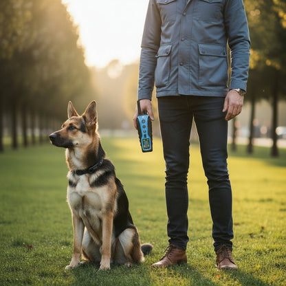 TRAINORIS – Wasserdichtes Elektroschockhalsband mit großer Reichweite, 2000 m Steuerung und 99 Stufen 2