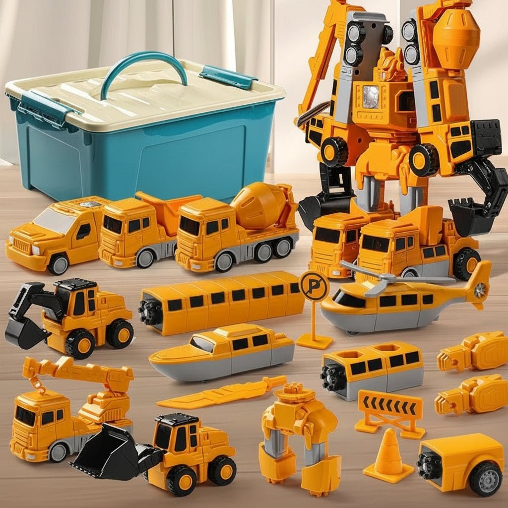 TRANSFORMAKID – Magnetisches Auto-Bauset mit Formwandlungsfunktion 5