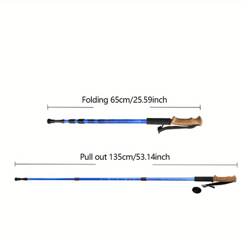 TREKAIR – Ultraleichte, verstellbare Trekkingstöcke aus Aluminiumlegierung für lange Wanderungen 6