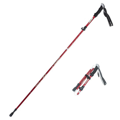 TrekLite - Ultralight 5-piece telescopic trekking poles for mountain and hiking tours