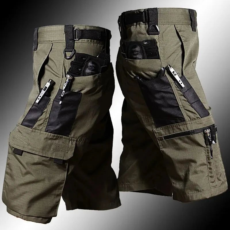 Taktische Camouflage Shorts für Männer – Schnelltrocknend, Bequeme Passform, Vielseitige Taschen 0