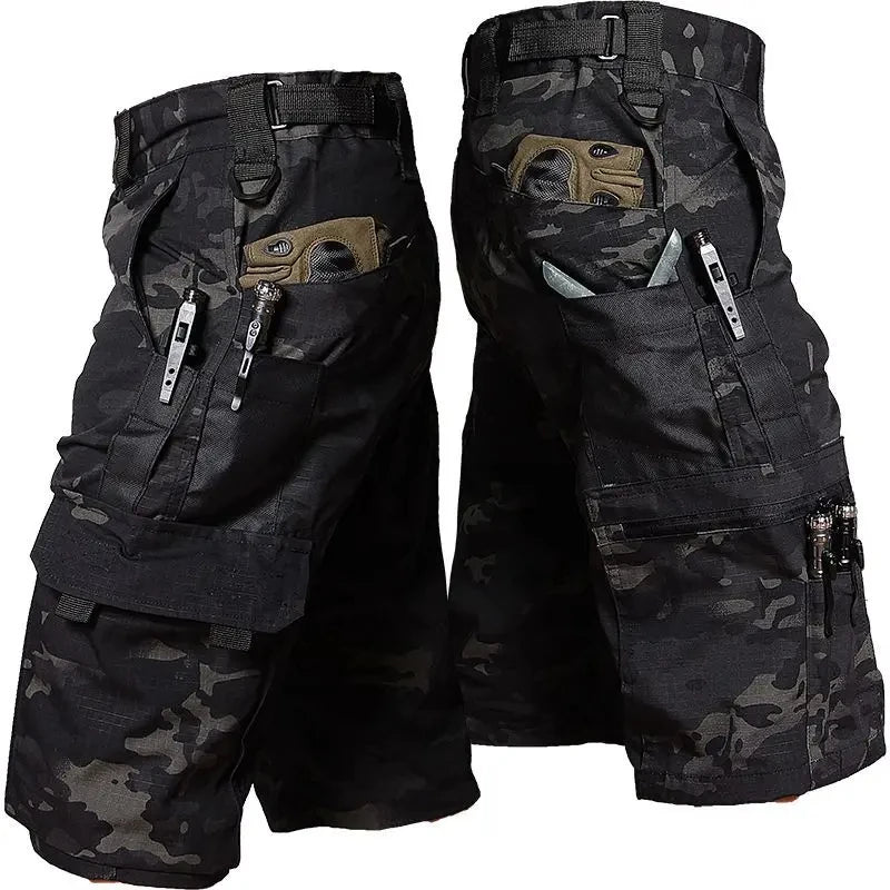 Taktische Camouflage Shorts für Männer – Schnelltrocknend, Bequeme Passform, Vielseitige Taschen 2