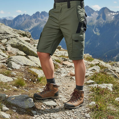 UTILITYFLOW – Robust camouflage bermuda shorts for men for adventure & everyday use