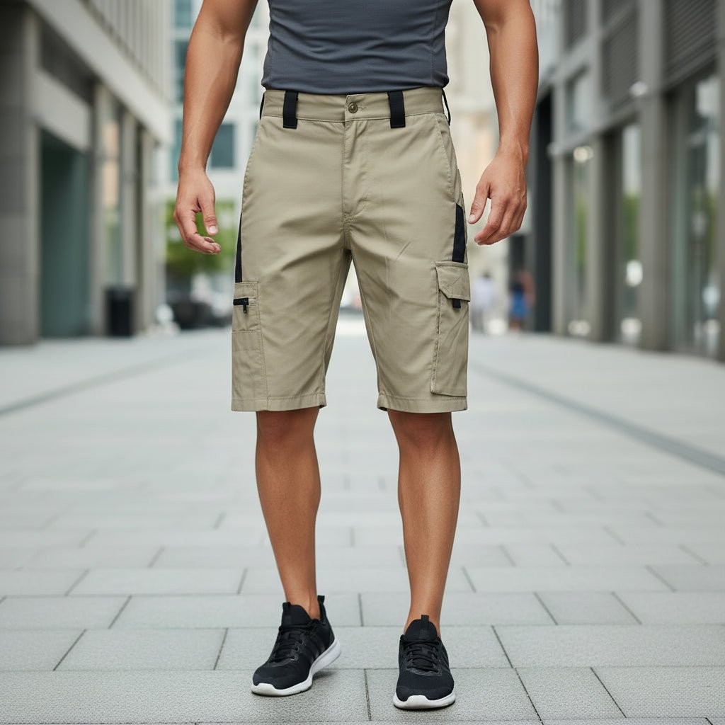 UTILITYFLOW – Robust camouflage bermuda shorts for men for adventure & everyday use