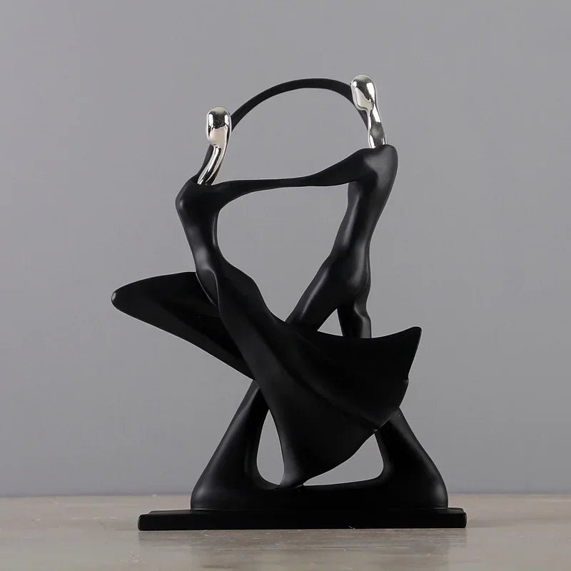 Tanzendes Paar Harzfigur - Elegante Wohnkultur Deko für stilvolle Räume 6