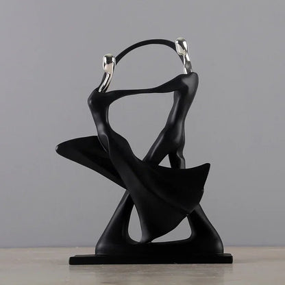 Tanzendes Paar Harzfigur - Elegante Wohnkultur Deko für stilvolle Räume 6