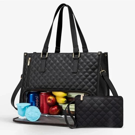 BAGSBALL 2-in-1 - Elegant shopping bag with integrated insulated compartment & large storage space