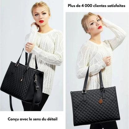 BAGSBALL 2-in-1 - Elegant shopping bag with integrated insulated compartment & large storage space