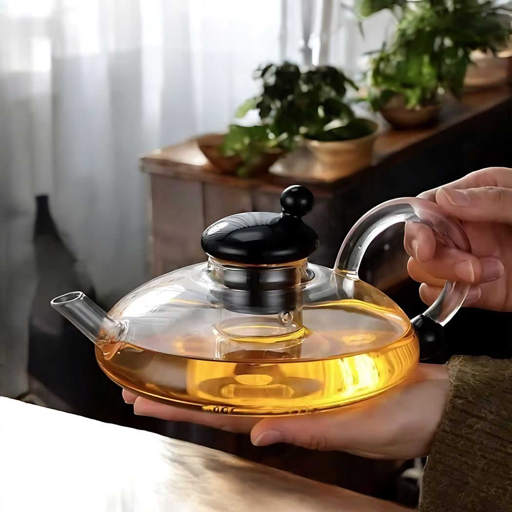 SERENO - Modern teapot set with integrated filter system