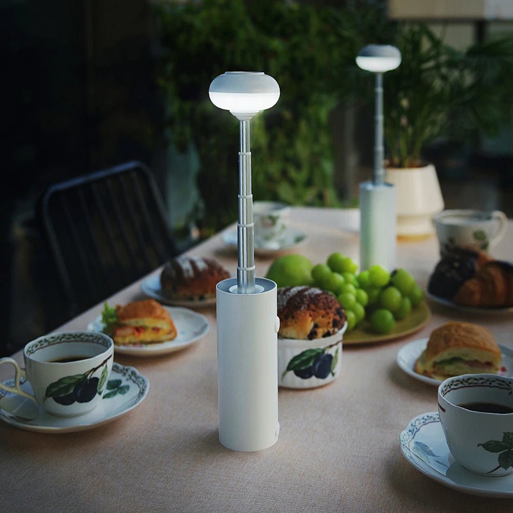 Teleskop-Campingleuchte - Wiederaufladbare Tischlampe mit Magnetfuß für Outdoor-Aktivitäten 2