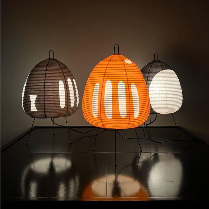 LumiRice – Elegant table lamp made of rice paper in Japanese design