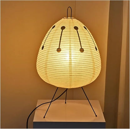 LumiRice – Elegant table lamp made of rice paper in Japanese design