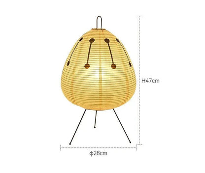 LumiRice – Elegant table lamp made of rice paper in Japanese design