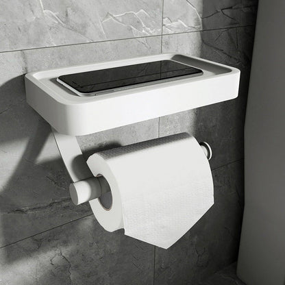 Toilettenpapierhalter Ohne Bohren - Edler Edelstahl WC Papierhalter mit Regal 4