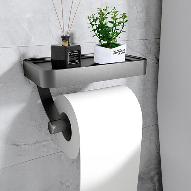 Toilettenpapierhalter Ohne Bohren - Edler Edelstahl WC Papierhalter mit Regal 6