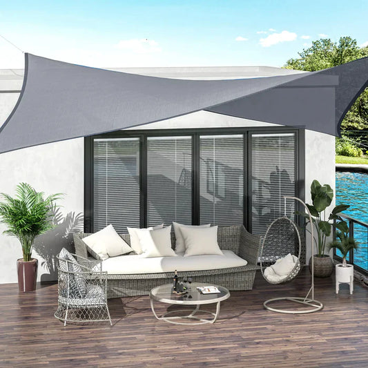 AeroShade Flex - UV & rain awning for outdoor use