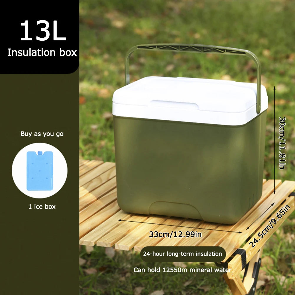Tragbare 13L Kühlbox Auto - Doppelfunktion Für Kalte Und Warme Speisen 5
