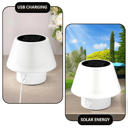 Tragbare Solar Tischlampe Outdoor mit 4 Modi & IP64 Schutz - Tischleuchte Solar für Garten und Camping 5