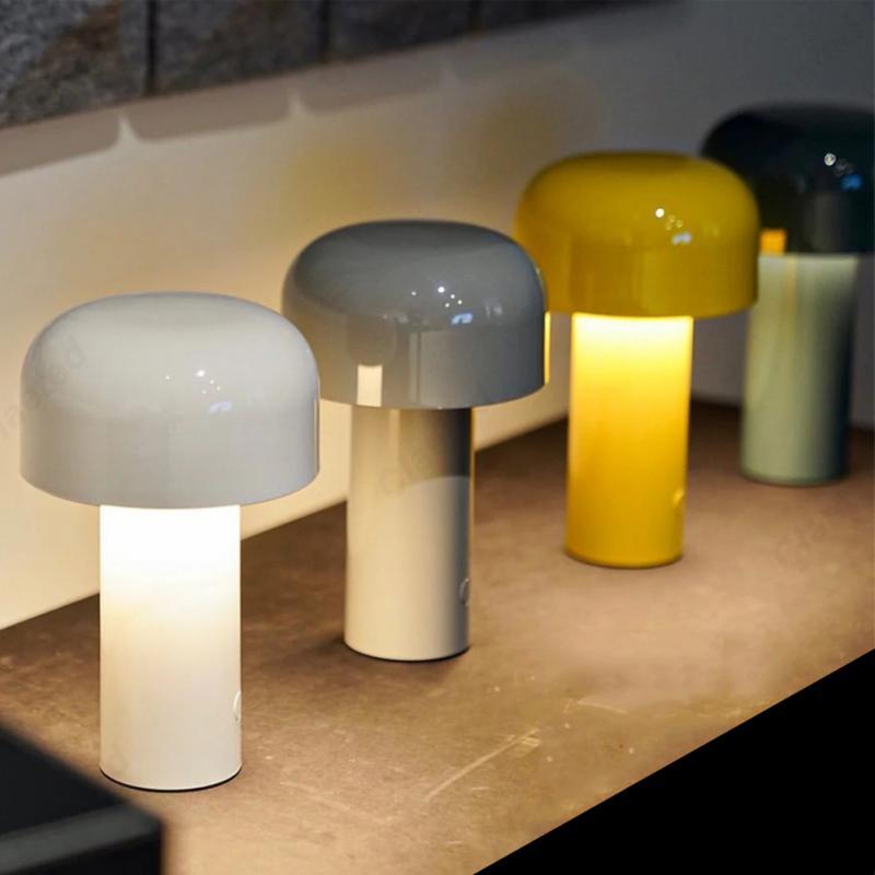 Lampada TouchGlow - Lampada da comodino USB portatile per un'illuminazione elegante del soggiorno
