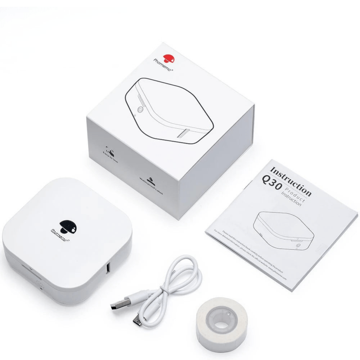 PRINTSYNC – Portable Bluetooth Thermal Label Printer with Rechargeable Battery