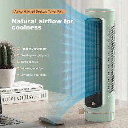Tragbarer Turmventilator Mit 360-Grad-Kühlung – Leise Flügelloser Säulenventilator 1